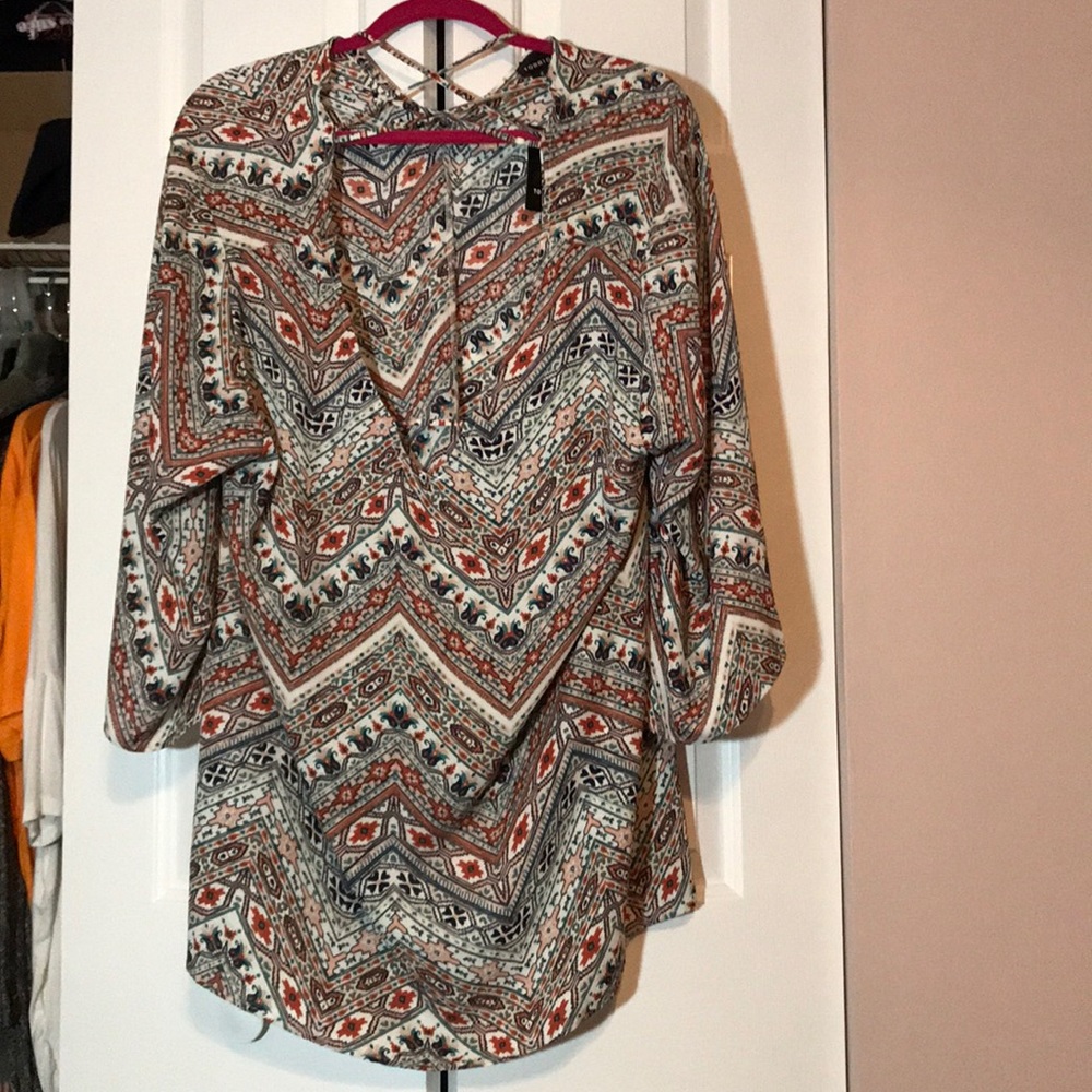 Patterned Blouse
